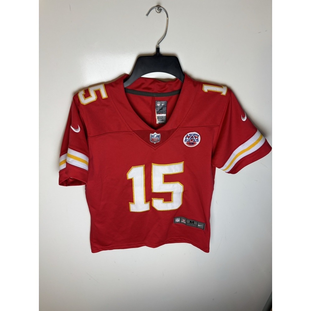 Patrick Mahomes Stitched Jersey Red Nike On-field Kids Medium